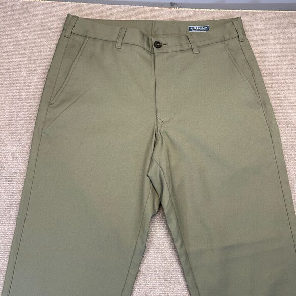 Mizzen + Main Baron Chino Pants Men's 30 Athletic Green Hemmed to 28" Inseam - Picture 2 of 13